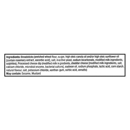 Compliments Breadsticks & Cheese Dip Snack Kit, 87 g (3.1 oz)