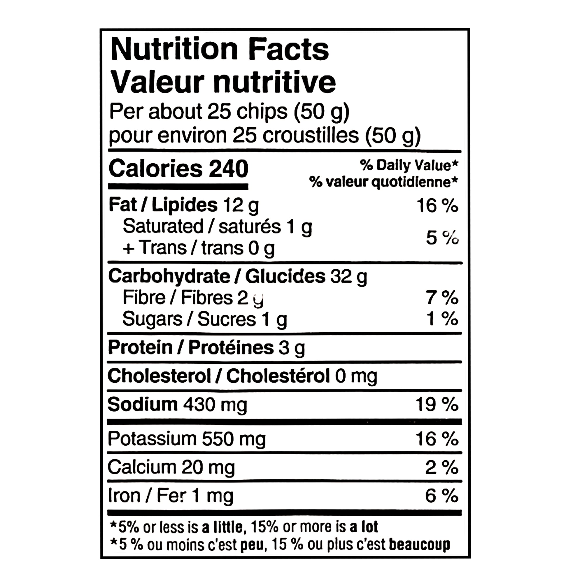 Compliments Extraaa All Dressed Ridged Potato Chips 200g nutrition facts