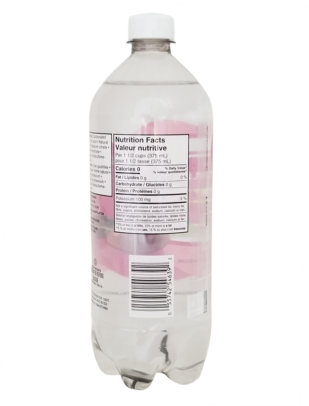Compliments FIZZY Cherry Flavored Sparkling Water, 1L/35.2 fl oz