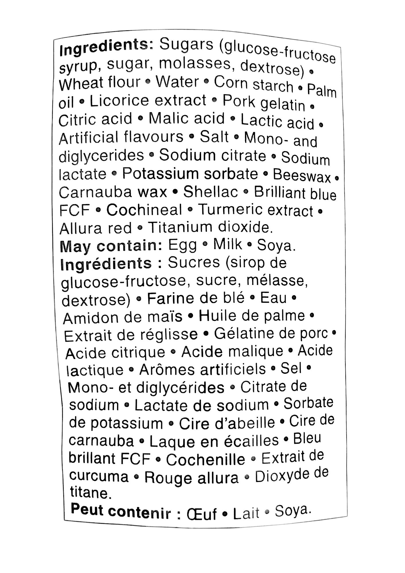 Compliments Mega Mix Licorice Candy, 800g/28.2 oz. Bag