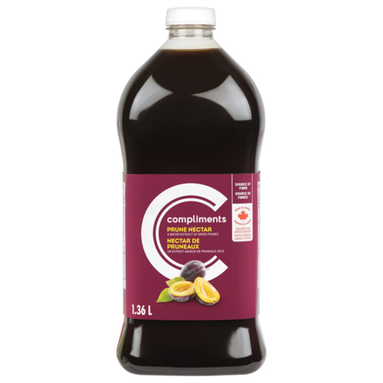 Compliments Prune Nectar Juice - 1.36 L/46 fl. oz. Bottle
