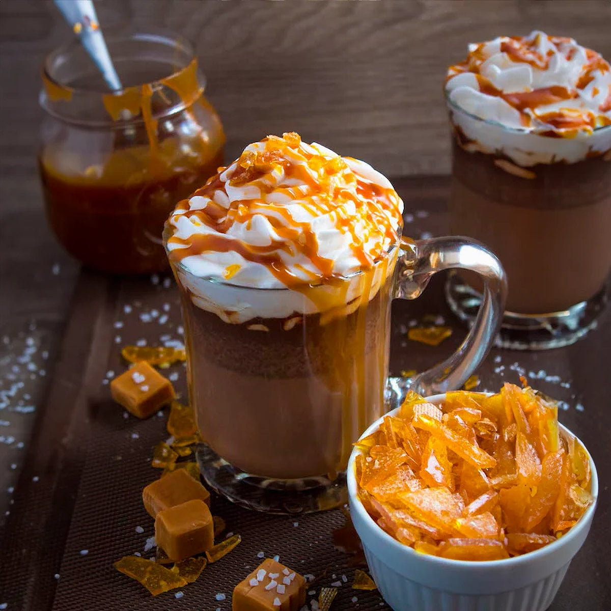 Compliments Salted Caramel Instant Hot Chocolate Mix 500g - Premium Cocoa