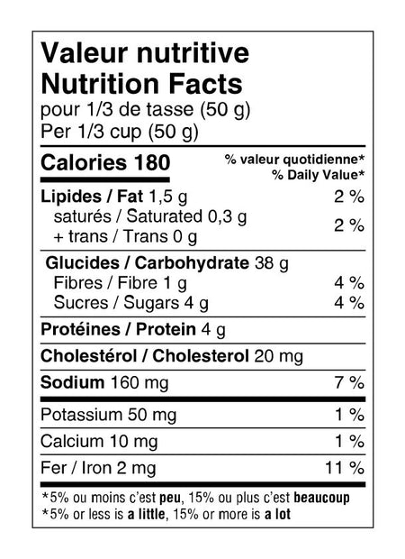Cora Crepe Mix, Plain, 700g/1.5 lbs., Imported from Canada