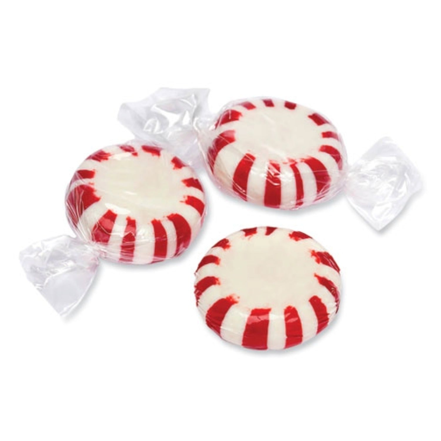 Individually wrapped Cottage Country red striped peppermint hard candy mints