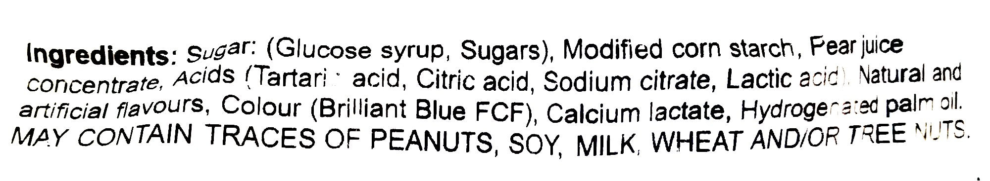 Cottage Country Sour Blue Foot Gummy Candy, 1kg/35.2 oz., Bag