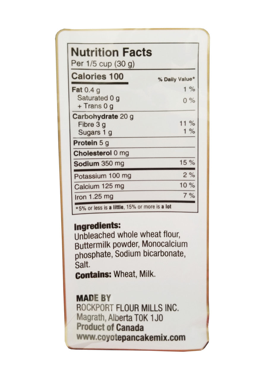 Coyote Buttermilk Pancake Mix, 900g/31.8 oz., {Imported from Canada}