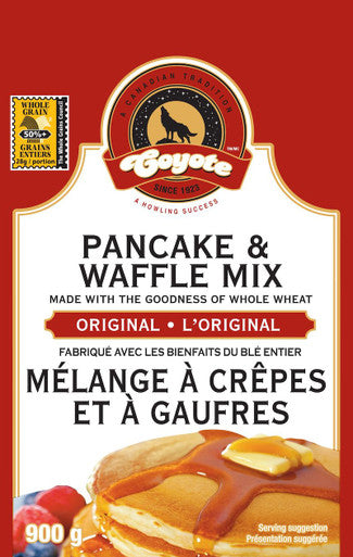 Coyote Original Pancake Mix, 900g/31.8 oz. Bag Front