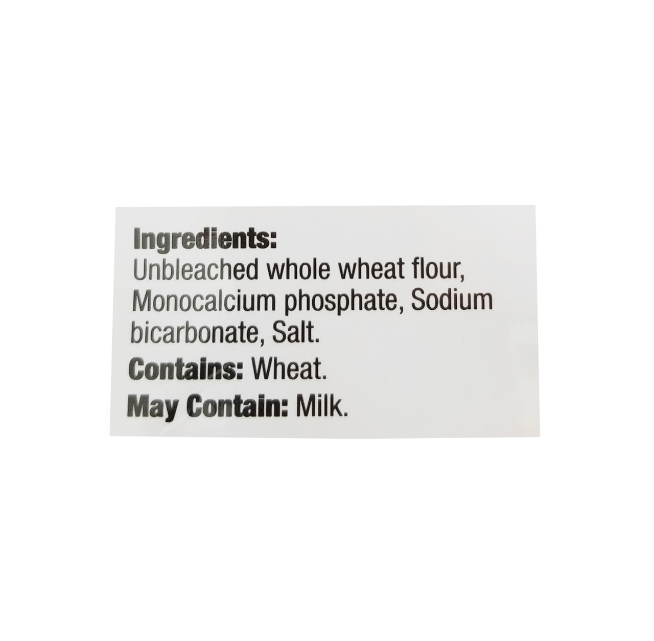 Coyote Original Pancake Mix, 900g/31.8 oz. Bag Ingredients