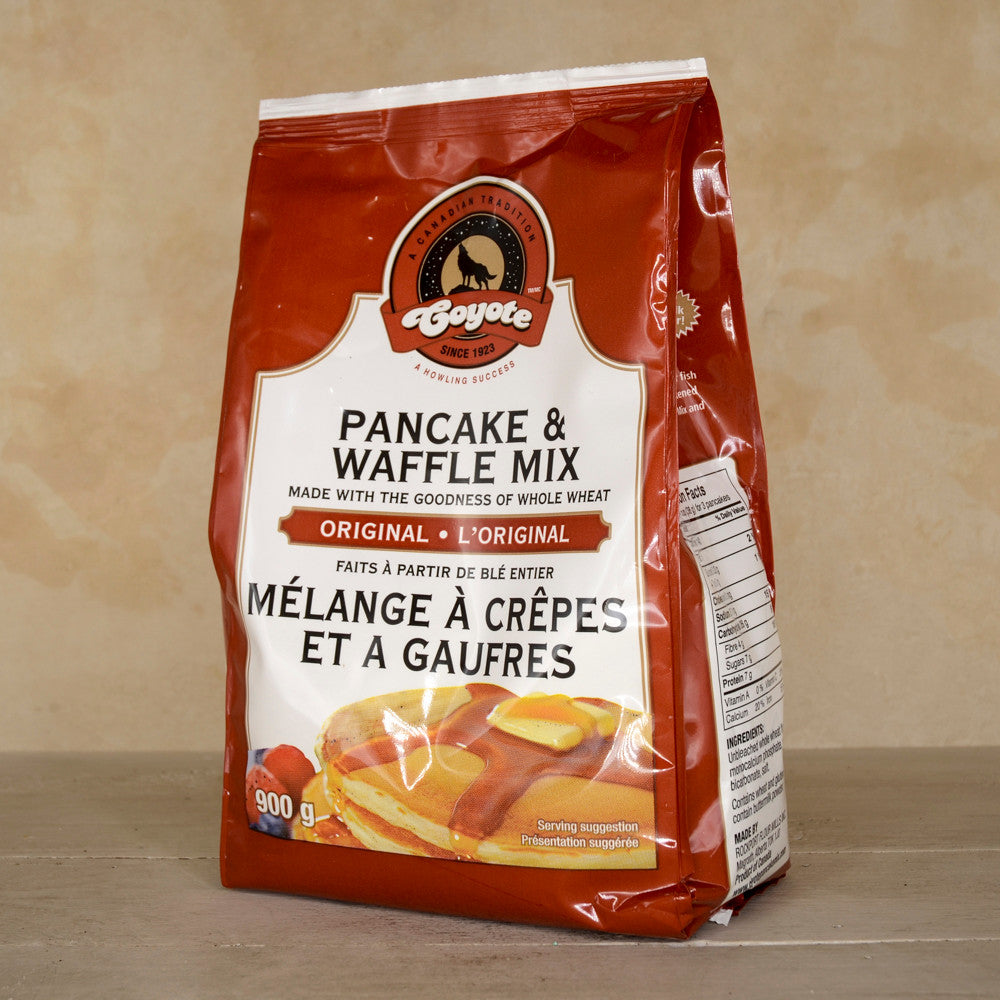 Coyote Original Pancake Mix, 900g/31.8 oz. Bag Right Angle