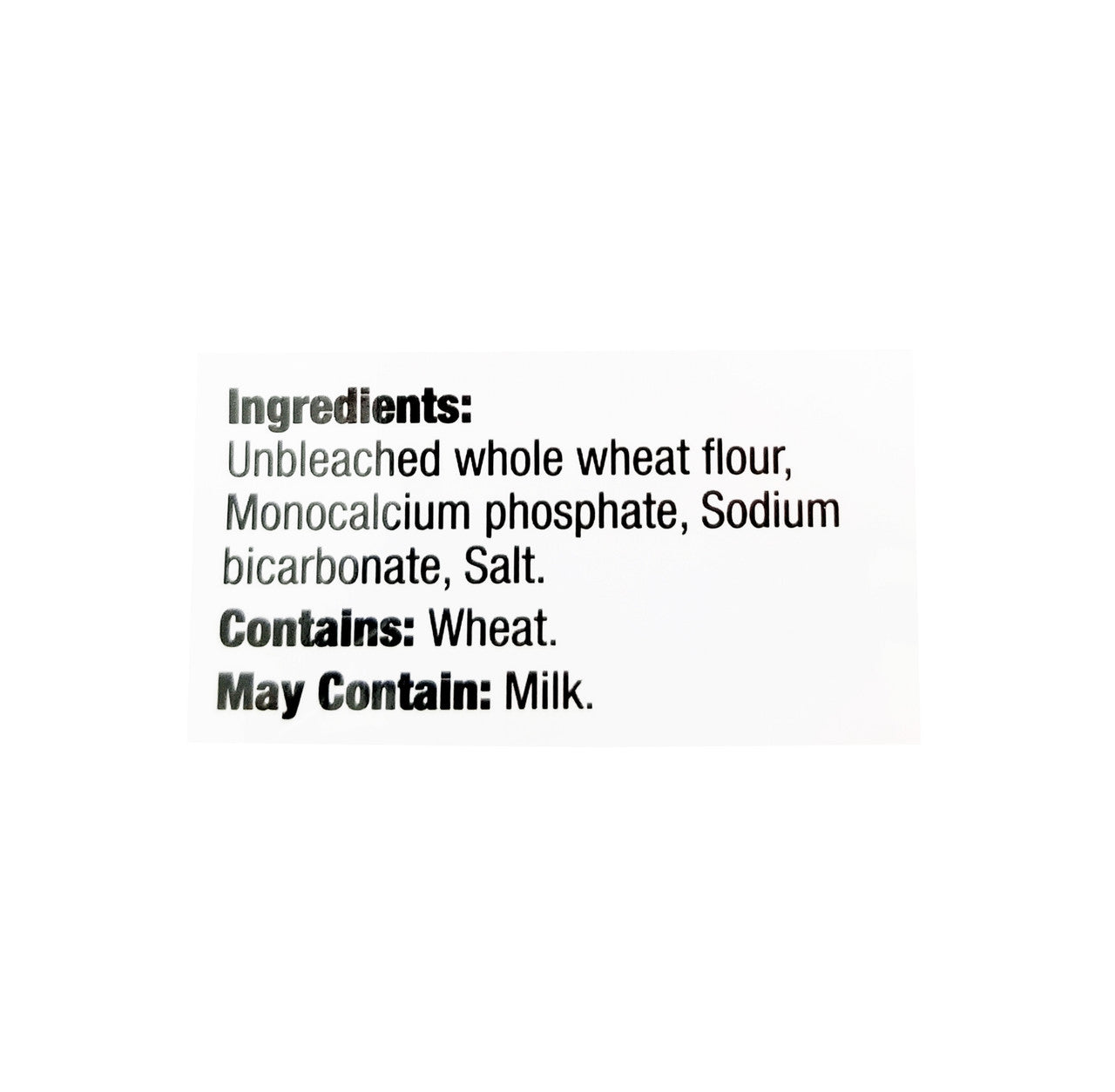 Coyote Original Pancake & Waffle Mix, 1.5kg/3.28 lbs. Bag Ingredients