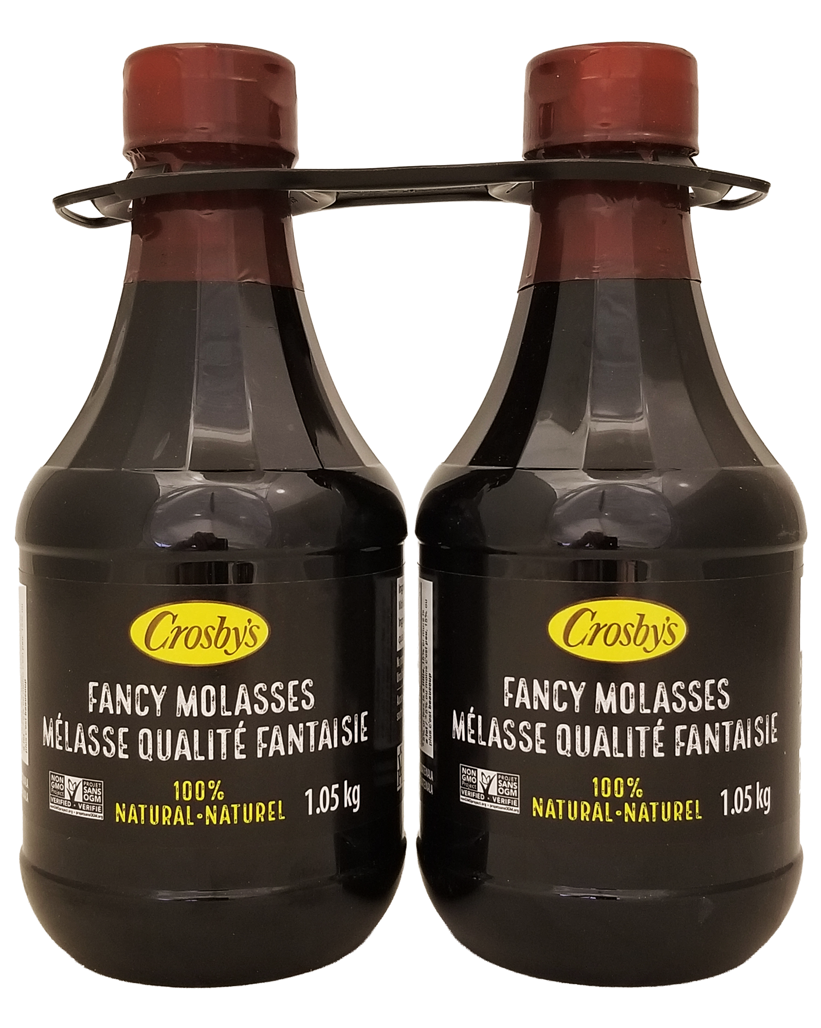 A pack of Crosbys Fancy Molasses on a white background