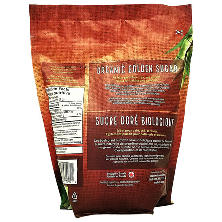 Crosby's Organic Golden Sugar, Unrefined Cane Sugar - 1 kg (35.3 oz)