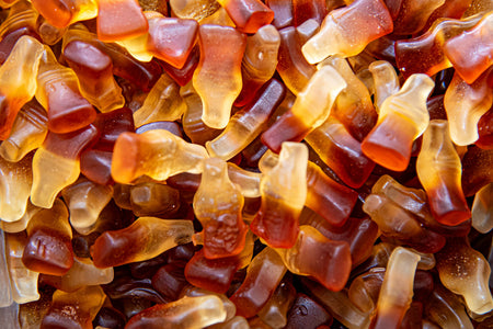 Crafted Candy Cola Gummies 100g, picture of cola gummies.