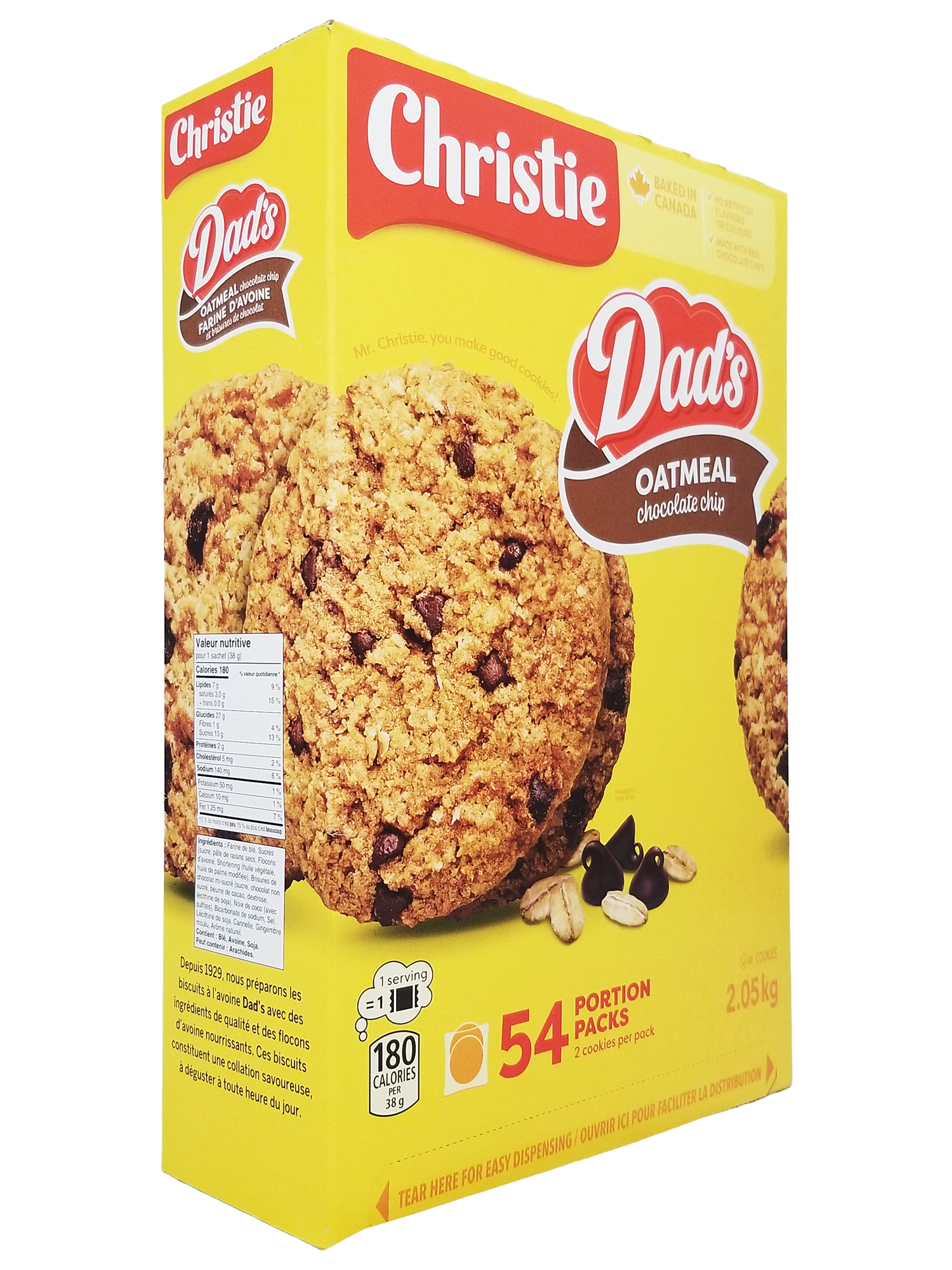 Dad's Oatmeal Chocolate Chip Cookies 54ct, 2.05kg/72.3 oz