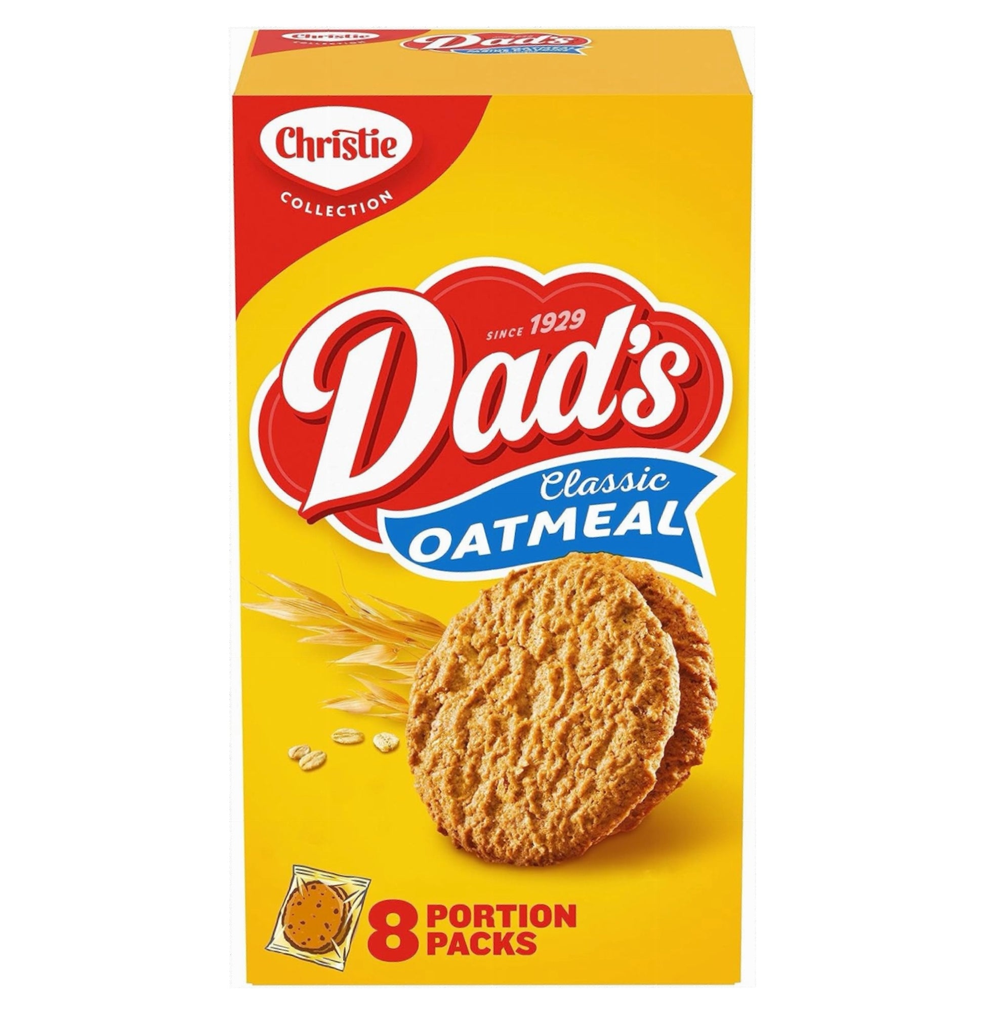 Dad's Oatmeal Cookies 300g (10.6 oz) – Front Pack Shot | Classic Canadian Crunchy Snack