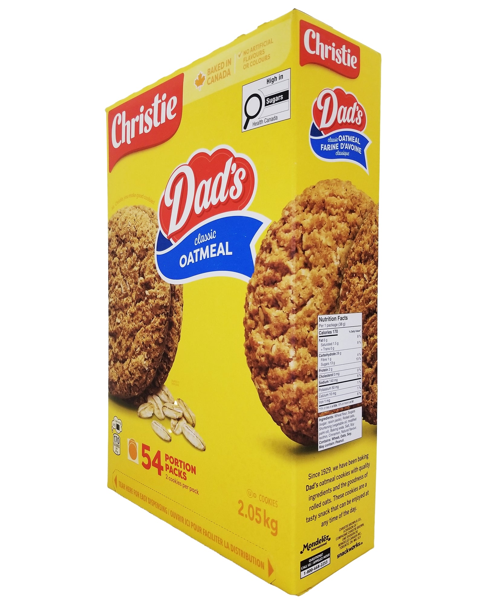 Dad's Oatmeal Cookies | Crunchy Classic Canadian Snack Biscuits
