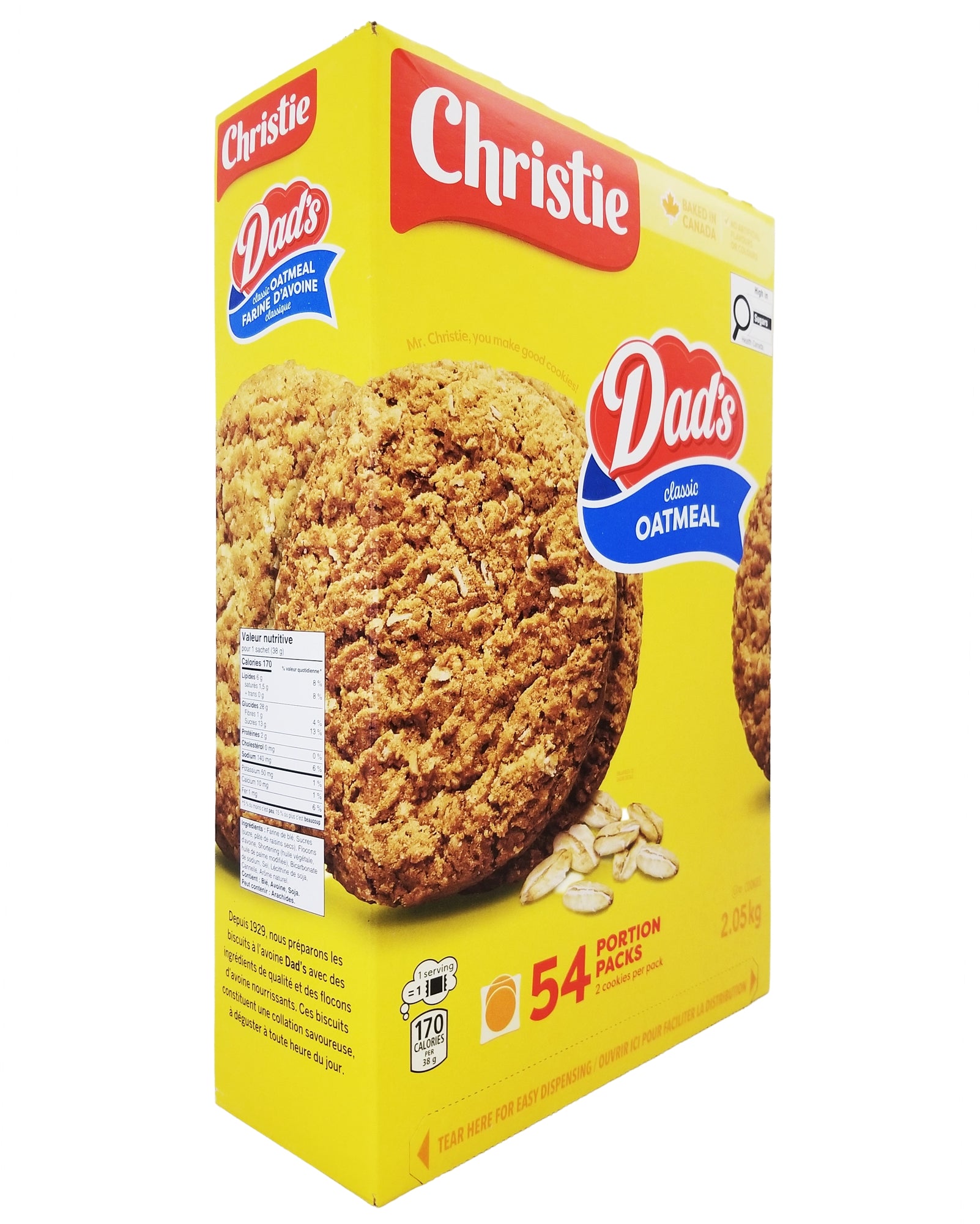 Dad's Oatmeal Cookies | Crunchy Classic Canadian Snack Biscuits