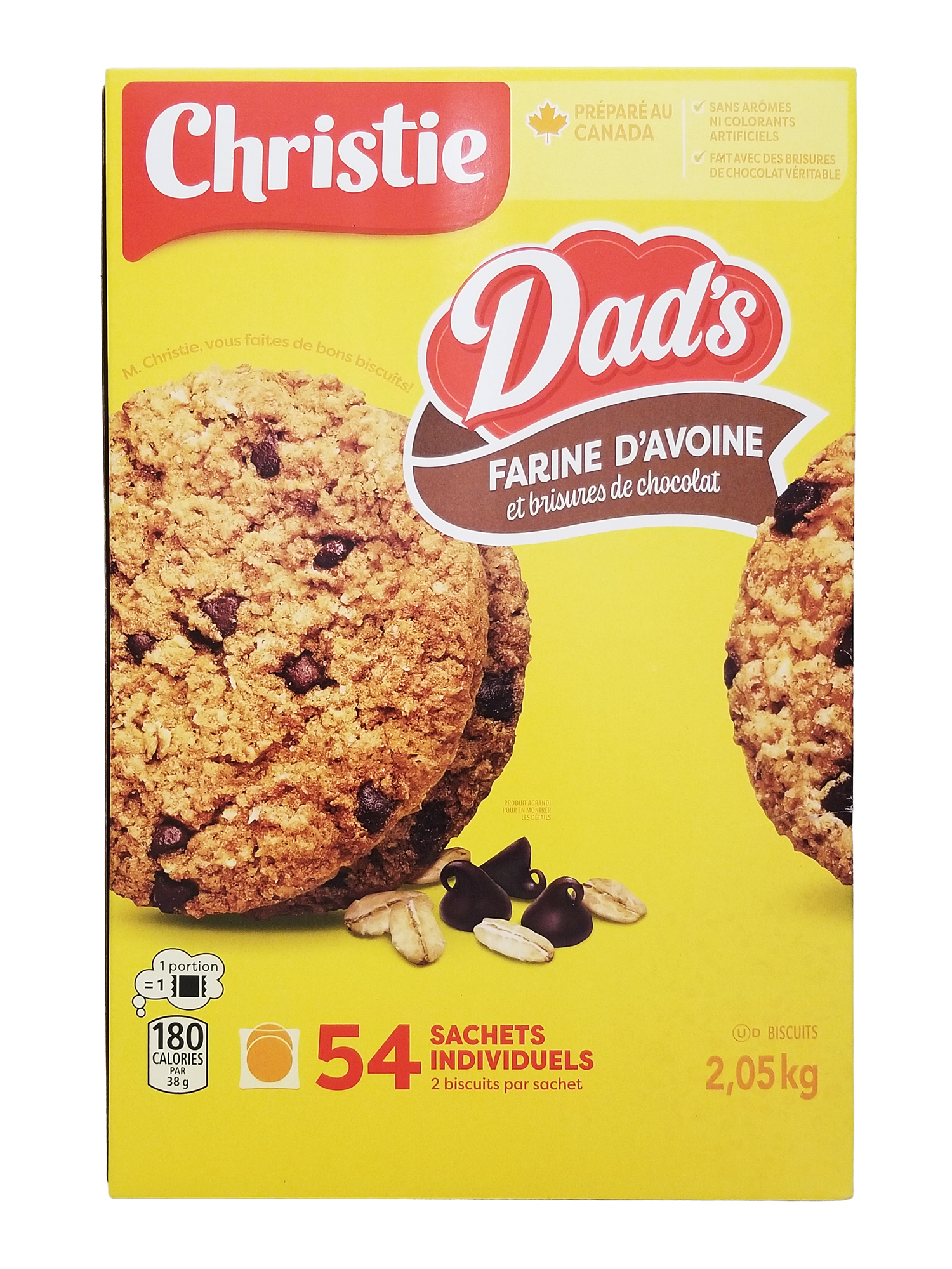 Dad's Oatmeal Chocolate Chip Cookies 54ct, 2.05kg/72.3 oz
