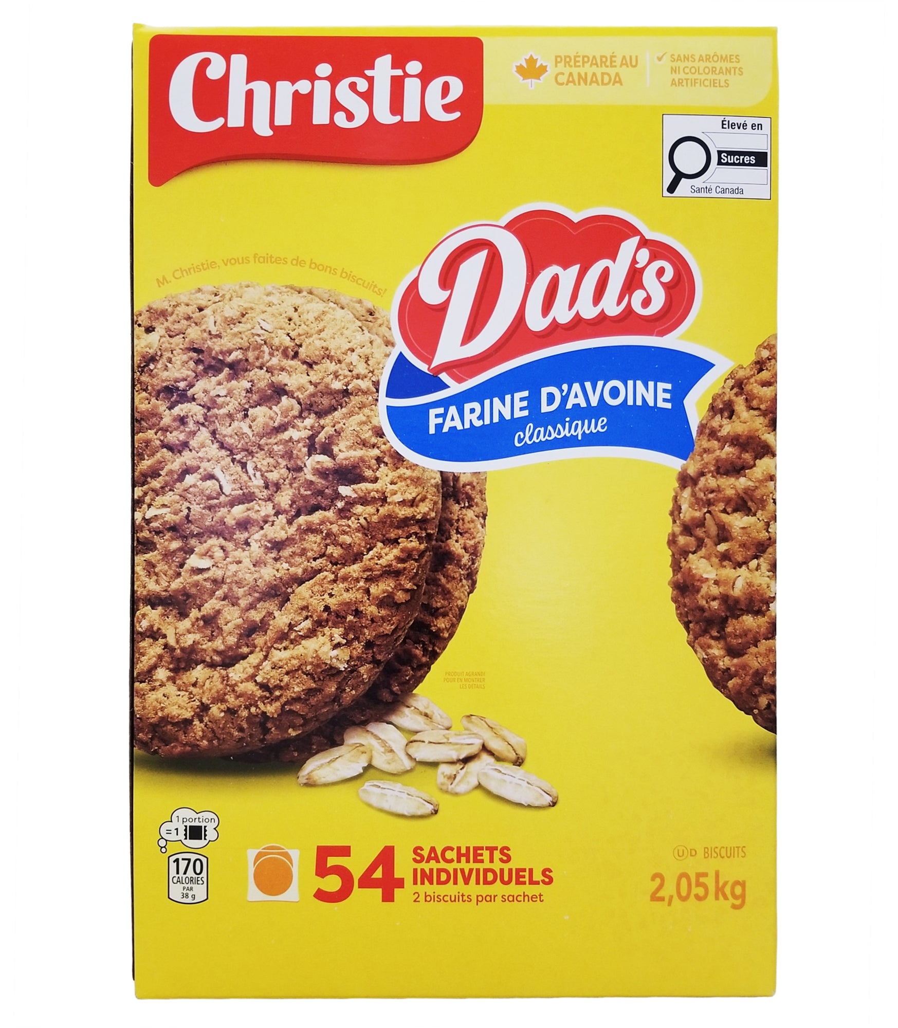 Dad's Oatmeal Cookies | Crunchy Classic Canadian Snack Biscuits