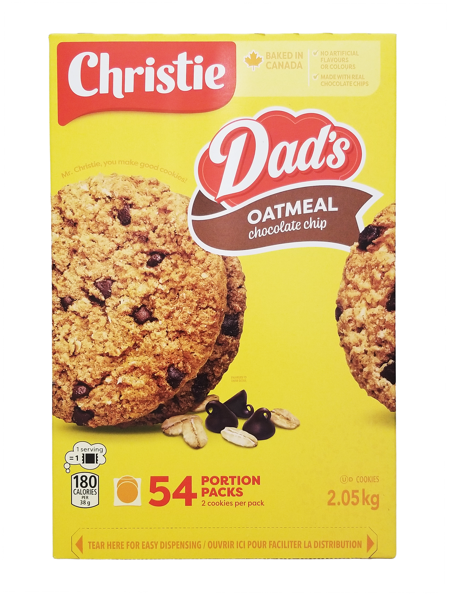 Dad's Oatmeal Chocolate Chip Cookies 54ct, 2.05kg/72.3 oz