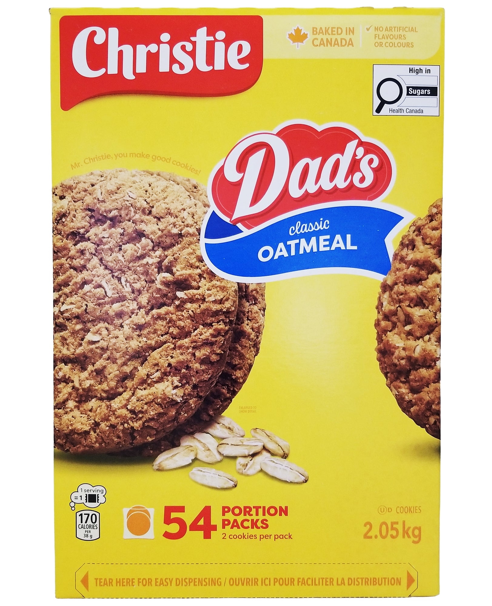 Dad's Oatmeal Cookies | Crunchy Classic Canadian Snack Biscuits
