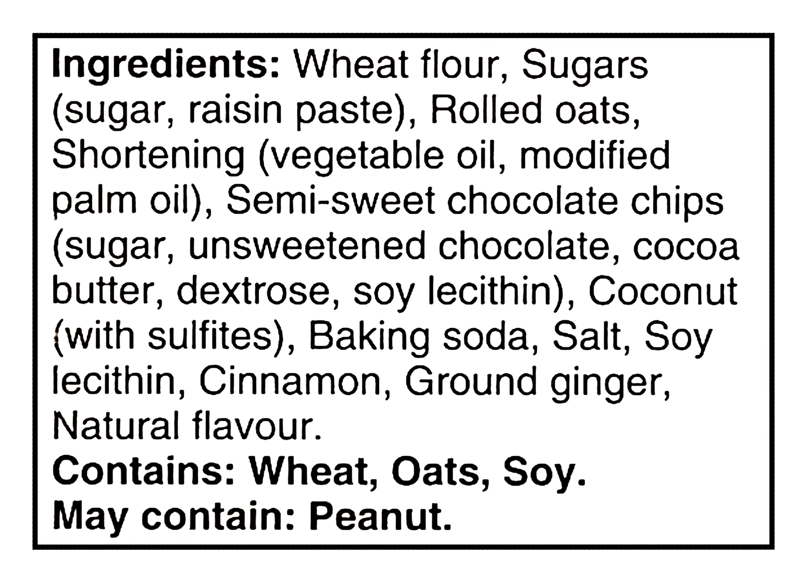 Dad's Oatmeal Chocolate Chip Cookies 54ct, 2.05kg/72.3 oz