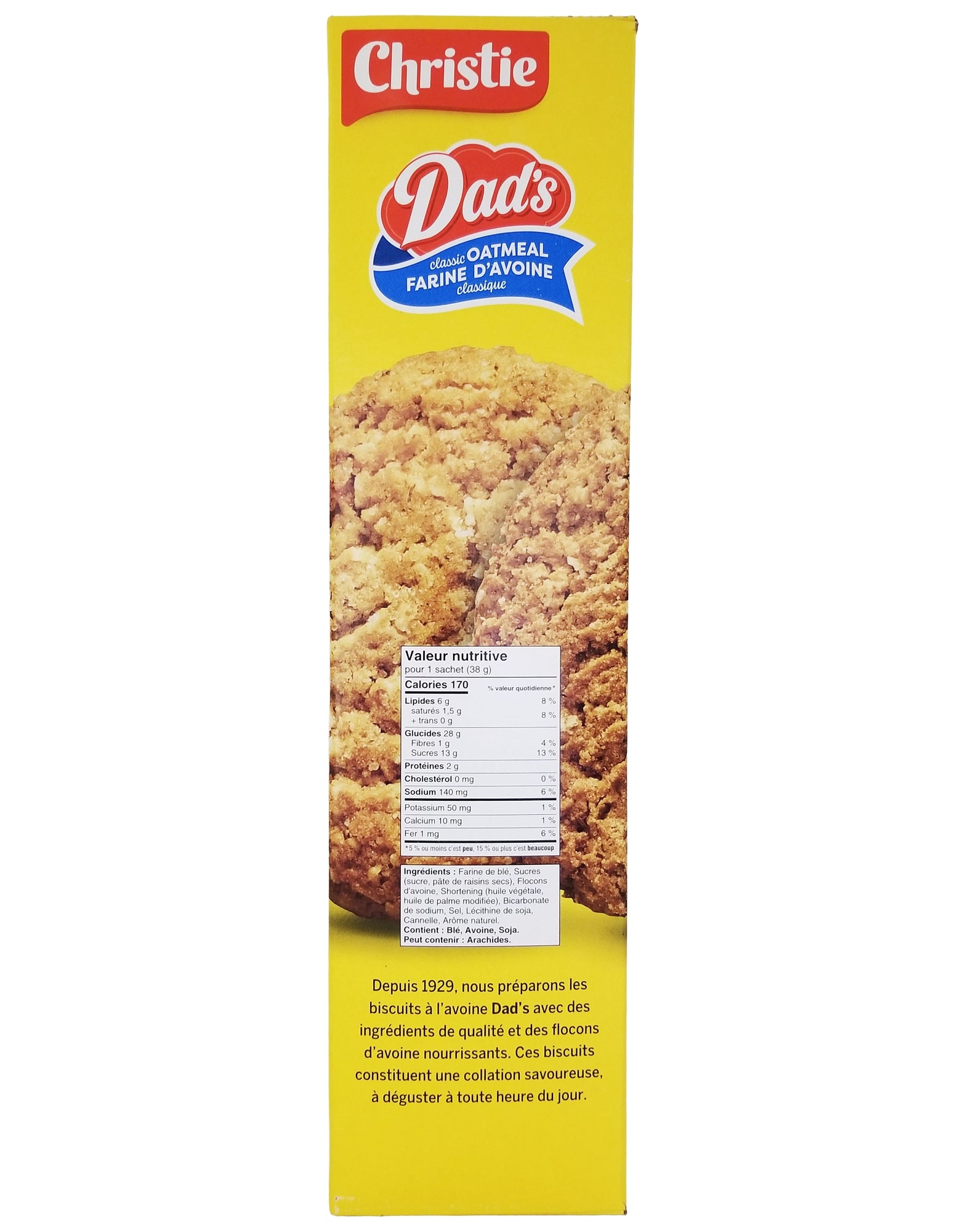 Dad's Oatmeal Cookies | Crunchy Classic Canadian Snack Biscuits