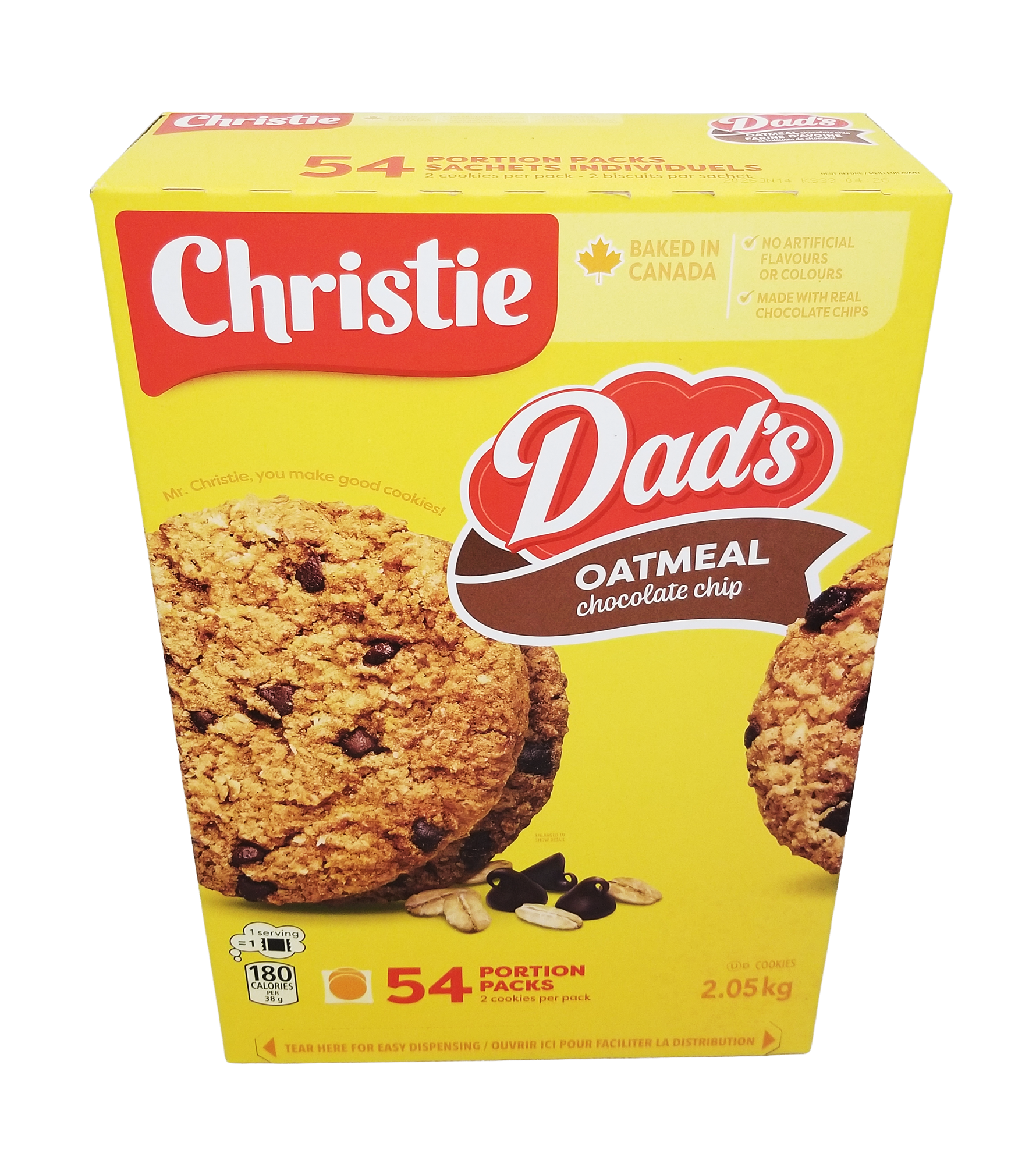 Dad's Oatmeal Chocolate Chip Cookies 54ct, 2.05kg/72.3 oz