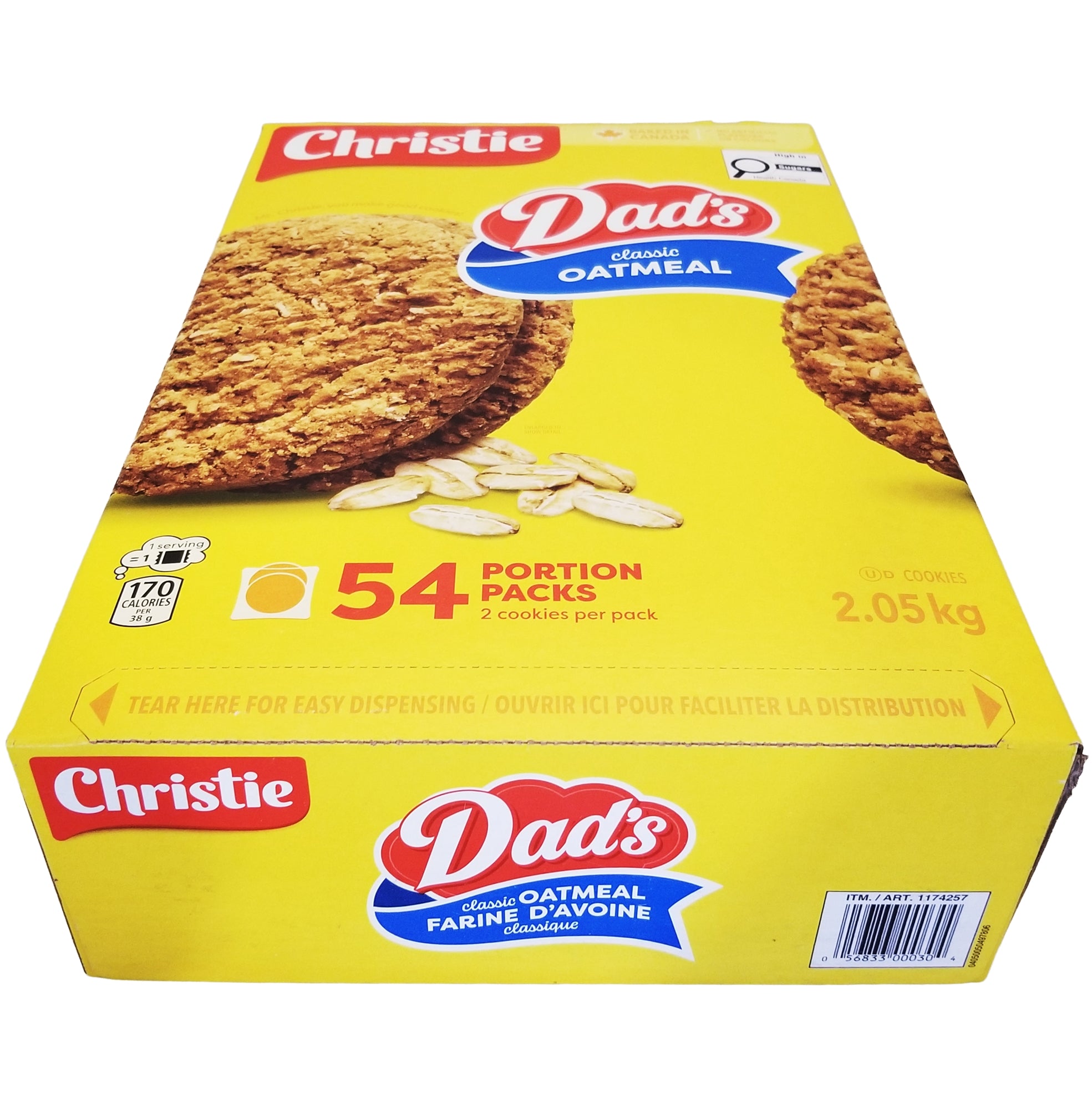 Dad's Oatmeal Cookies | Crunchy Classic Canadian Snack Biscuits