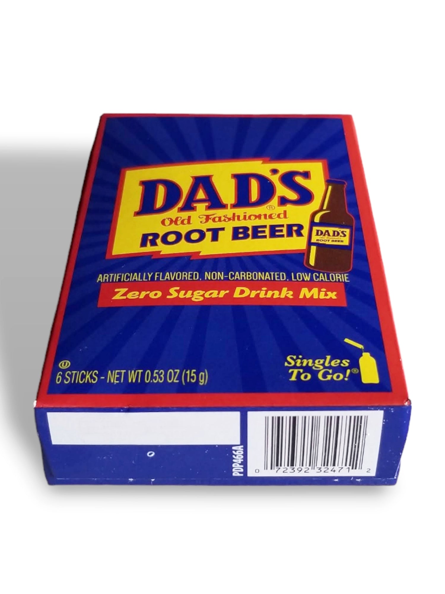 Dad's Old Fashioned Root Beer Drink Mix, 6 packets, 15g/0.5 oz