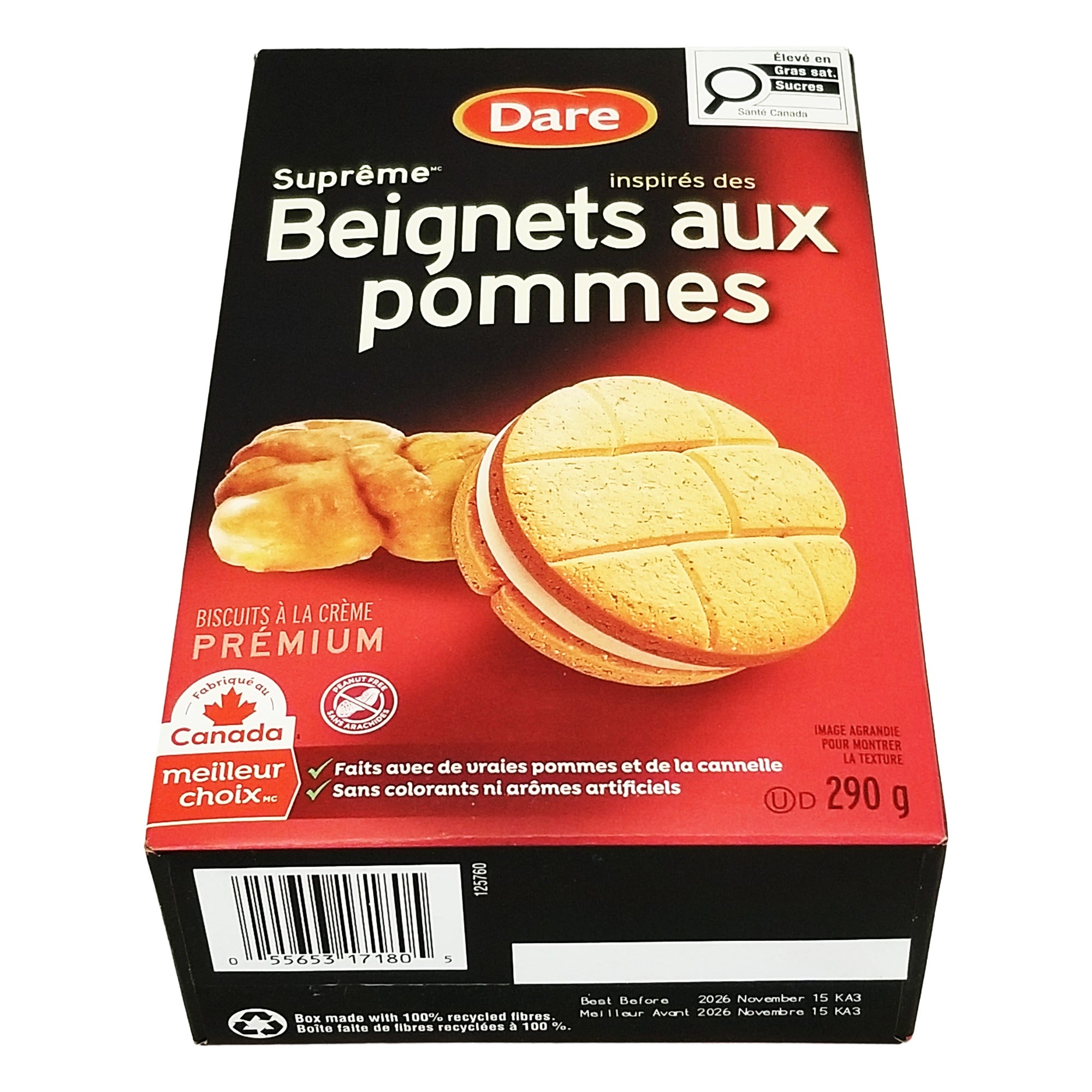 Dare Ultimate Creme Filled Sandwich Cookies, 290 g (10.2 oz)