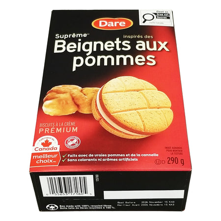 Dare Ultimate Apple Fritter Sandwich Cookies, 290 g (10.2 oz)