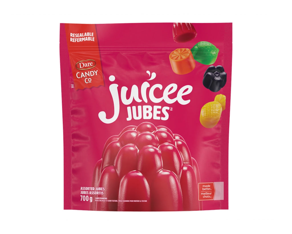 Dare Juicee Jubes, Gummies, 700g/24.5 oz. Bag