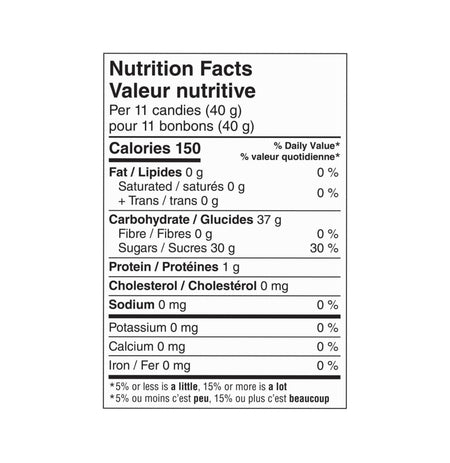 Dare Mallow Neapolitan marshmallows 150g nutrition facts panel