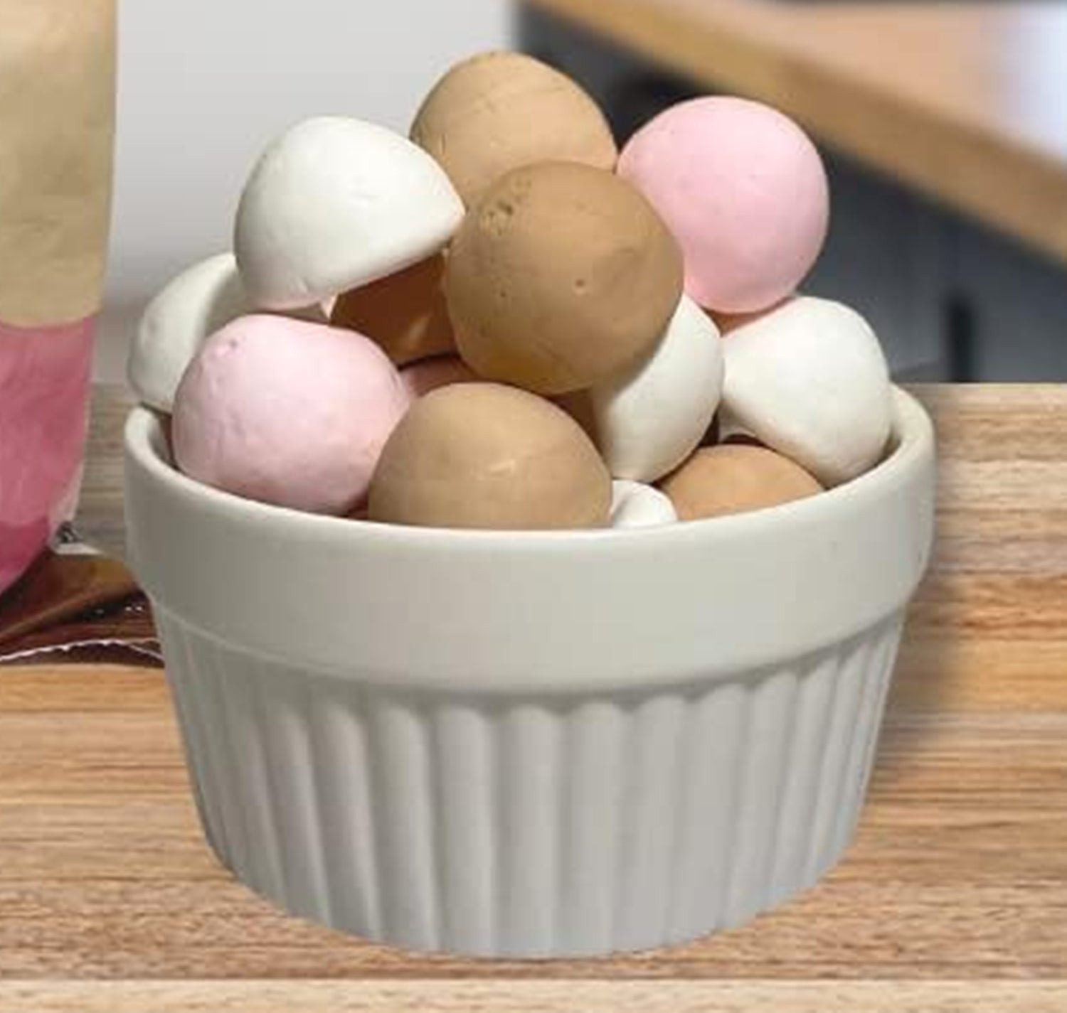 Dare Mallow Neapolitan marshmallows lifestyle photo – assorted soft candy