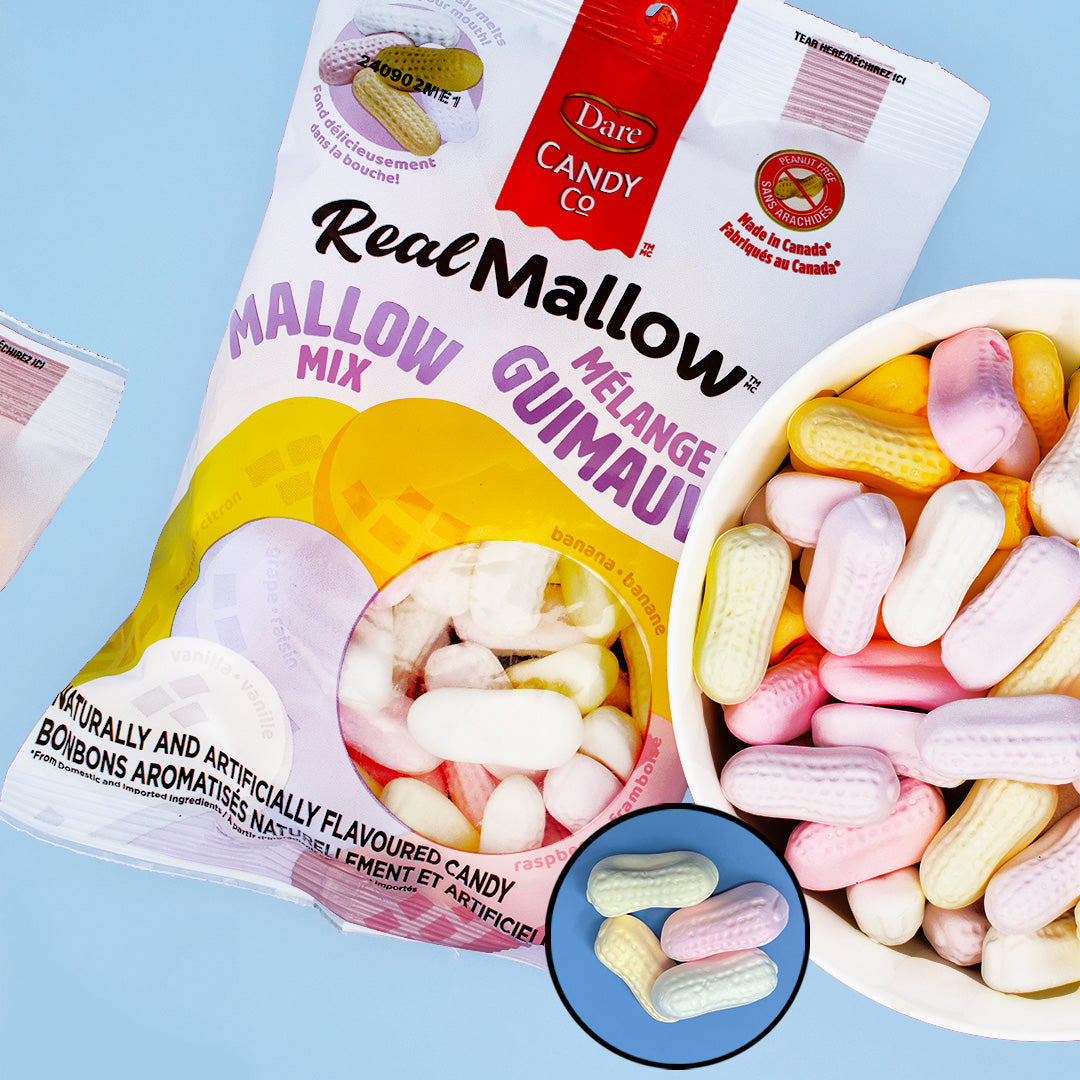 Dare Real Mallow Mallow Mix, 170g, Mallow Mix in a bowl.