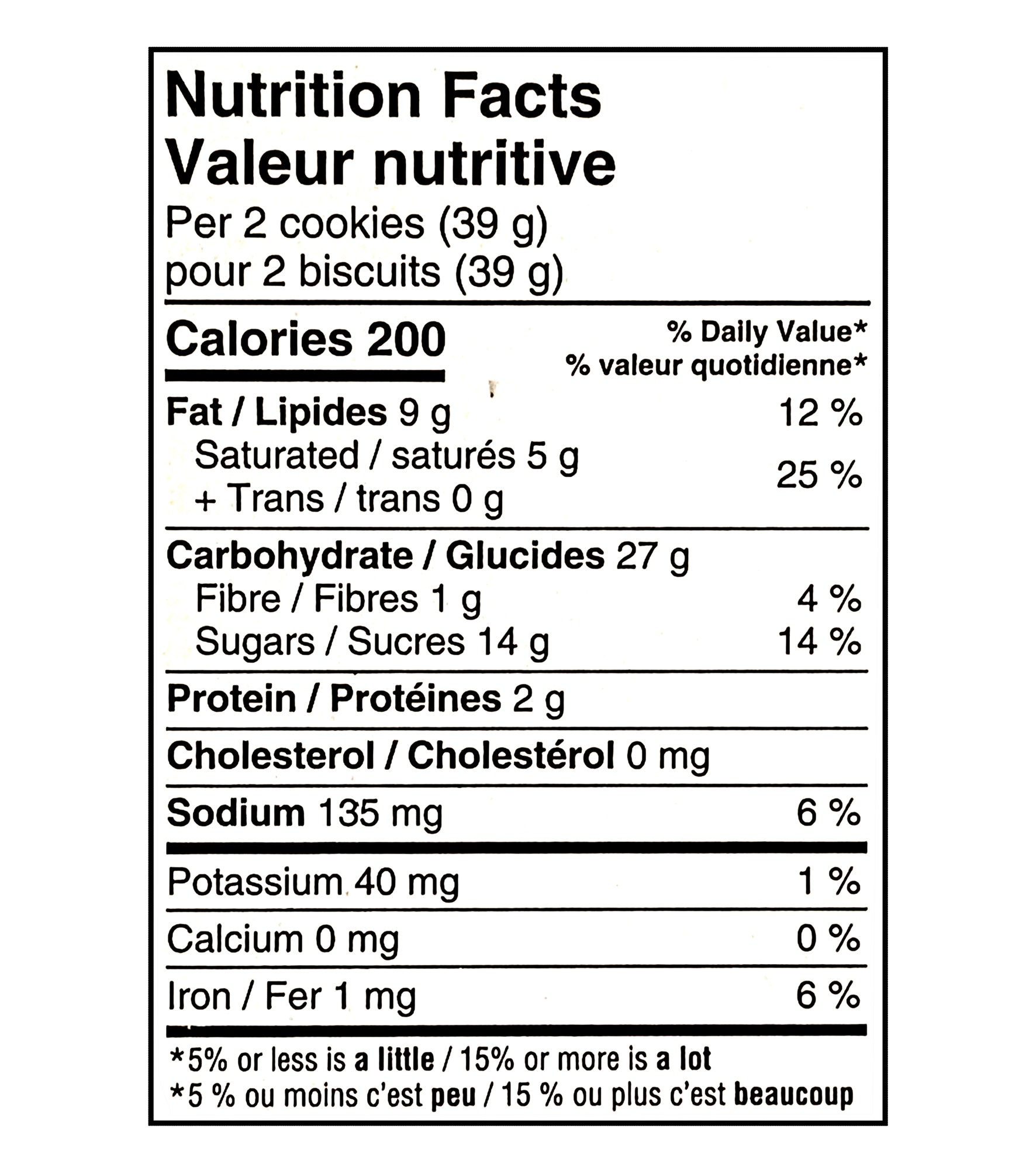 Dare Ultimate Red Velvet Creme Filled Sandwich Cookies 290g nutrition facts label
