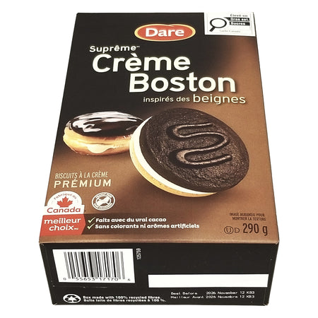 Dare Ultimate Boston Cream Sandwich Cookies, 290 g (10.2 oz)