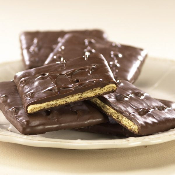 Dare, Econo Pack of Cookies, Chocolate Coated Graham, 280g On A Plate