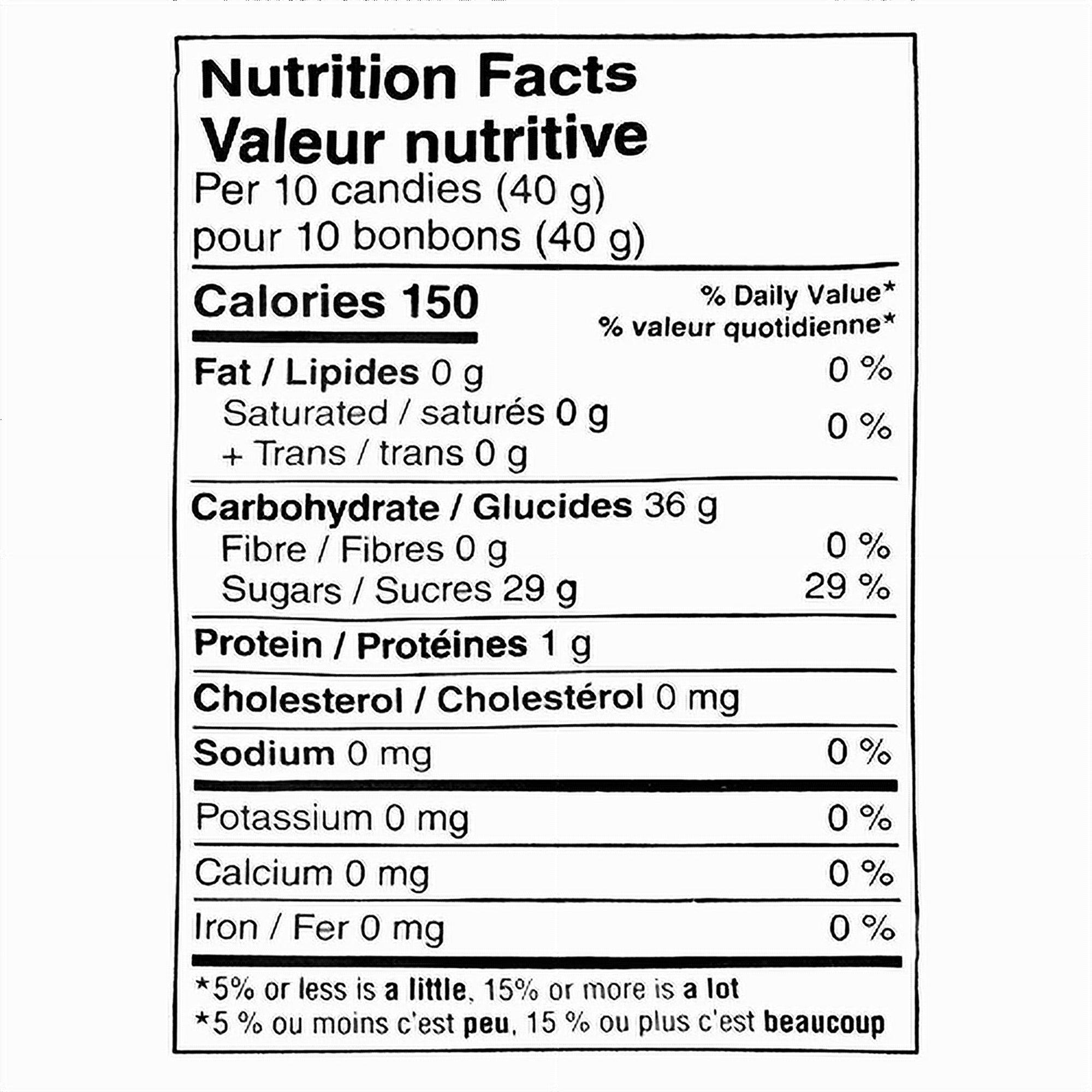 Dare Mallow Juicy Watermelon marshmallows 150g nutrition facts panel