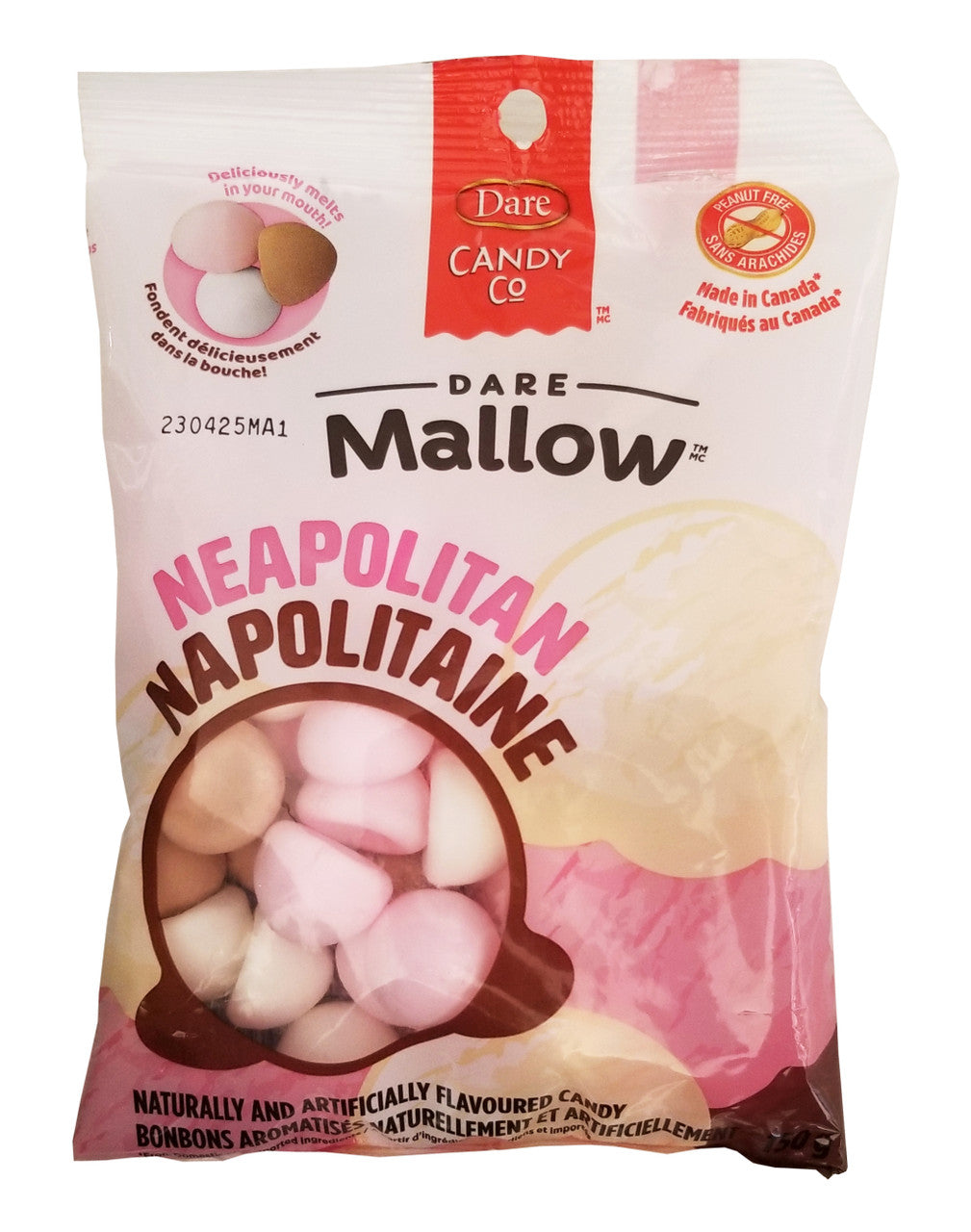 Dare Mallow Neapolitan Marshmallows, 150g/5.2 oz., Bag, {Imported from ...