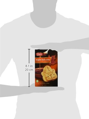 Dare Maple Leaf Creme Cookies, 350g/12.3 oz. Box Size