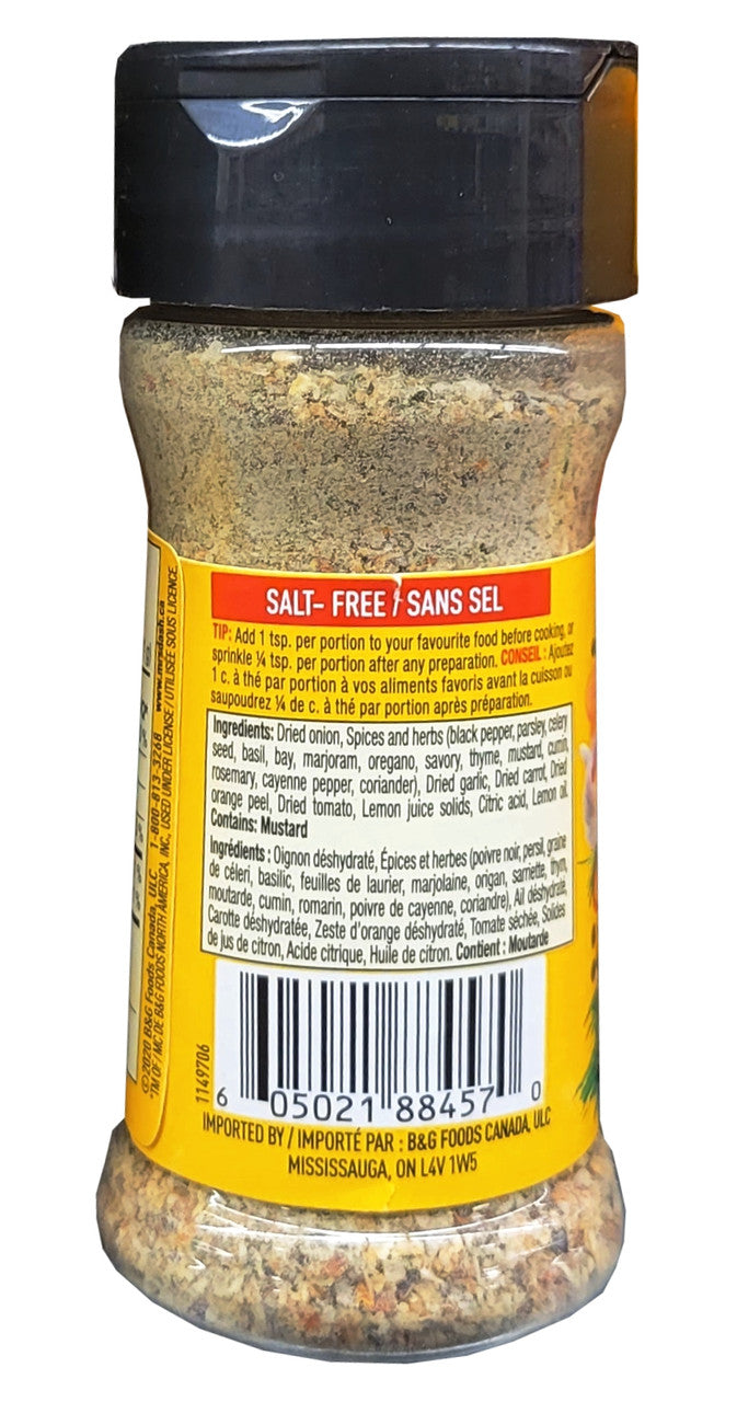 Dash Salt-Free Original Blend Seasoning, 70g/2.4 oz., Bottle {Imported from Canada}