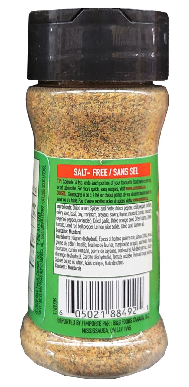 Dash Salt-Free Table Blend Seasoning, 70g/2.4 oz., Bottle {Imported from Canada}