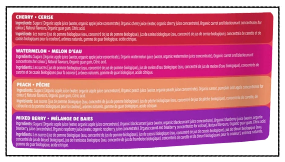 DeeBee's Organic SUPERJUICE Freeze Pops, 4 Flavors, 35x40ml/1.4 fl. oz