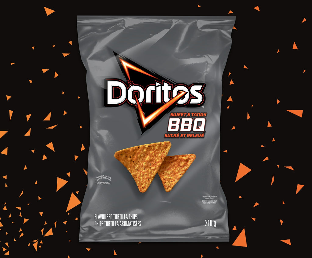 Doritos Sweet & Tangy BBQ Tortilla Chips, 210g/7.4 oz. Bag