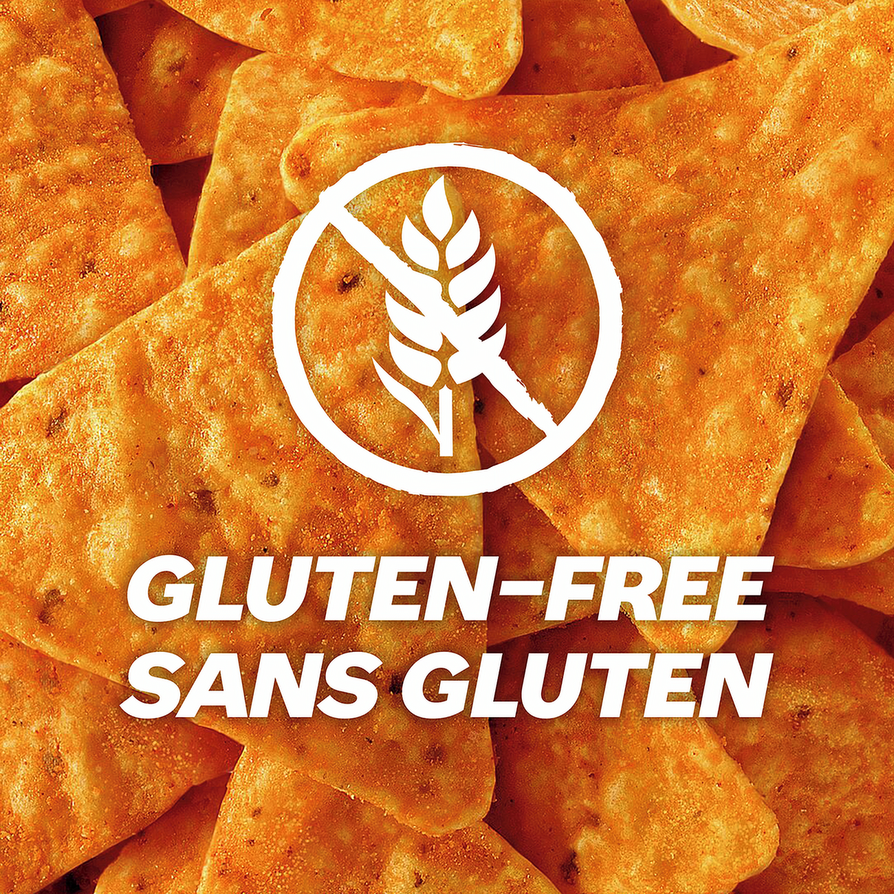 Doritos Nacho Cheese Tortilla Chips, 730g/1.6 lb. - Gluten Free Label