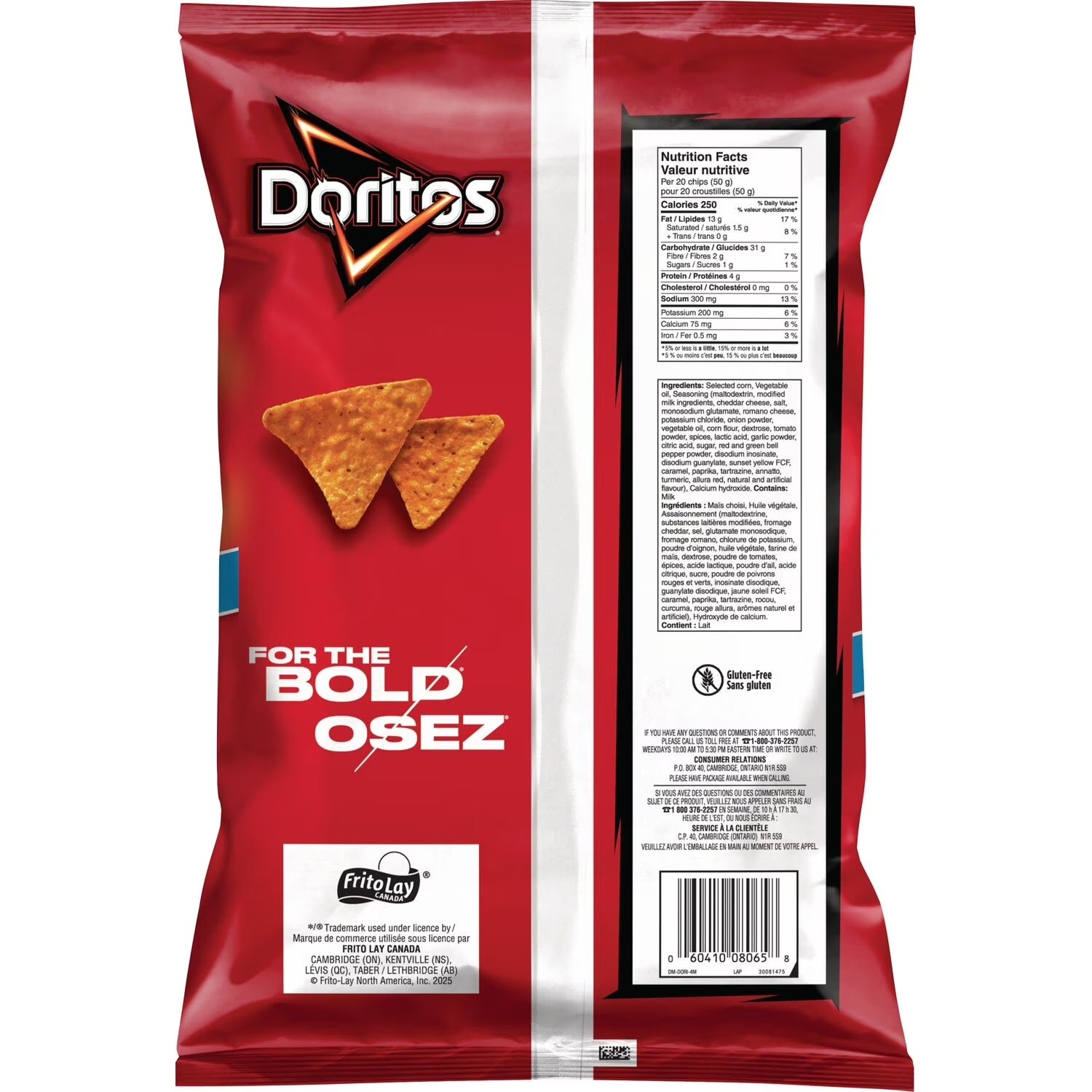 Doritos Nacho Cheese Tortilla Chips – Gluten-Free Corn Chips