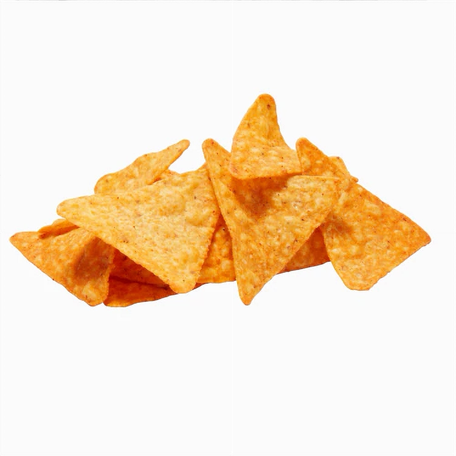 Doritos Nacho Cheese chips piled from 48x45g bulk case