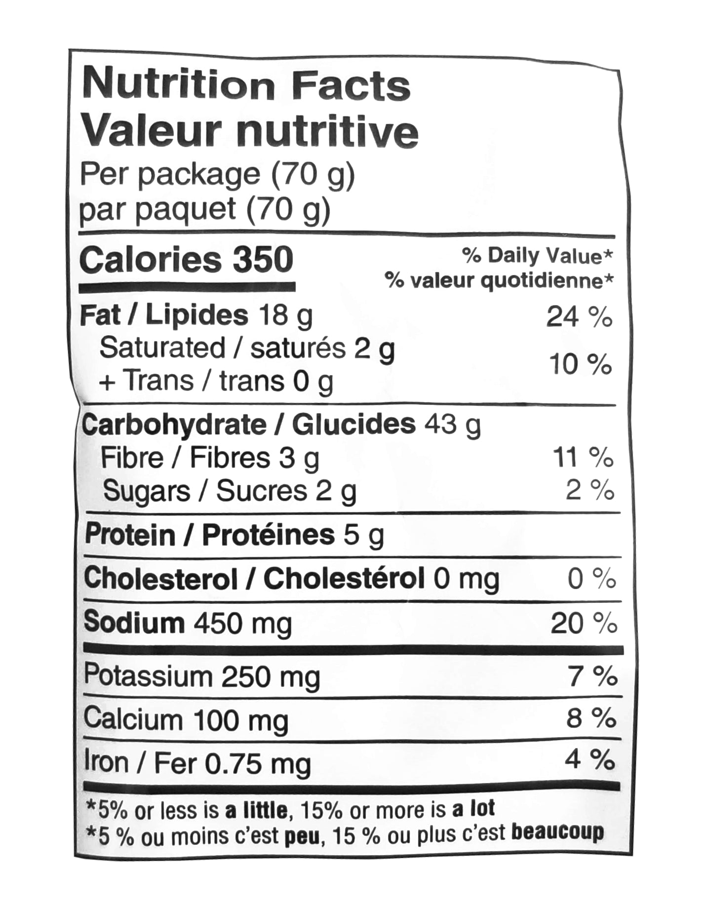 Doritos Sweet Chili Heat Nutrition Facts Label